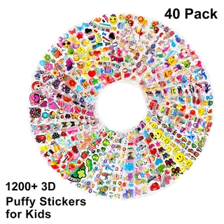 Nhãn dán 3D trang trí thủ công độc đáo