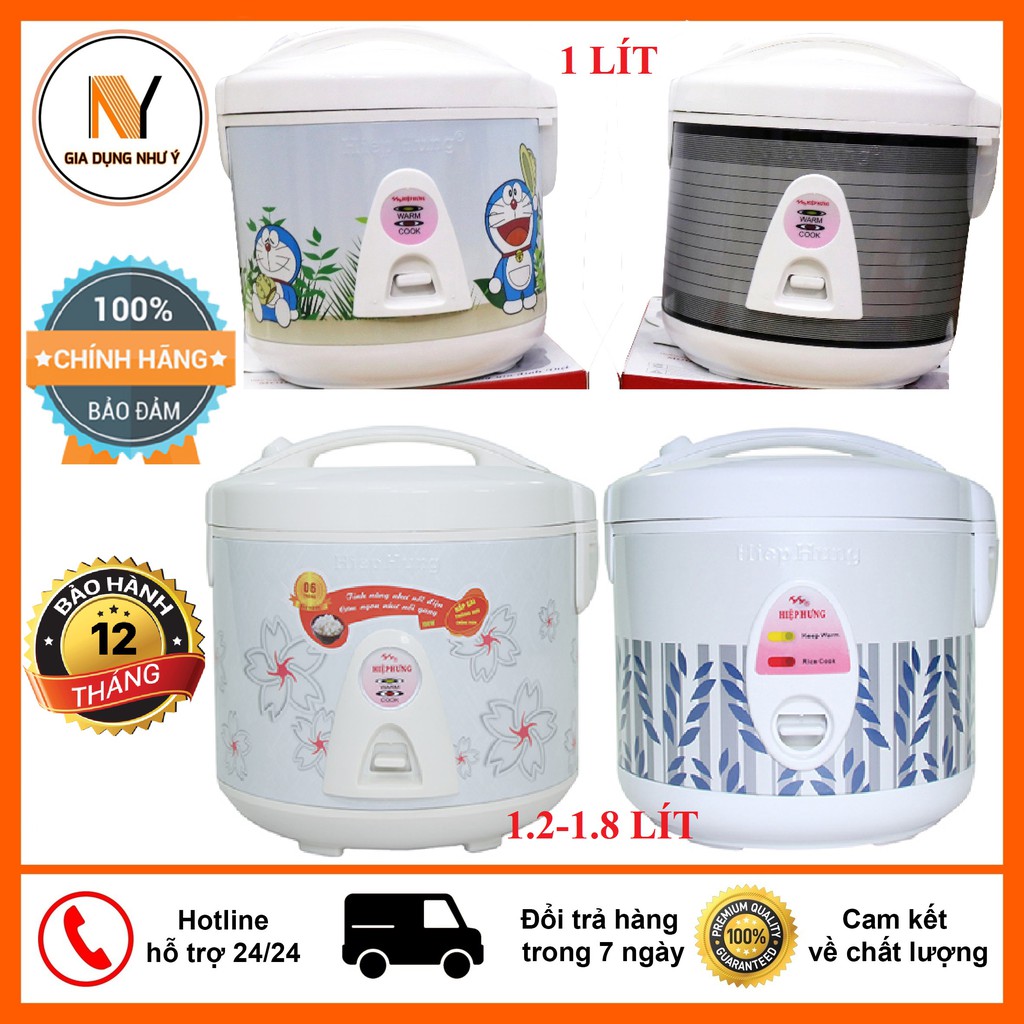 Nồi Cơm Điện Hiệp Hưng Dung Tích 1 Lít, 1.2 Lít Và 1.8 Lít, Bảo Hành Chính Hãng 12 Tháng