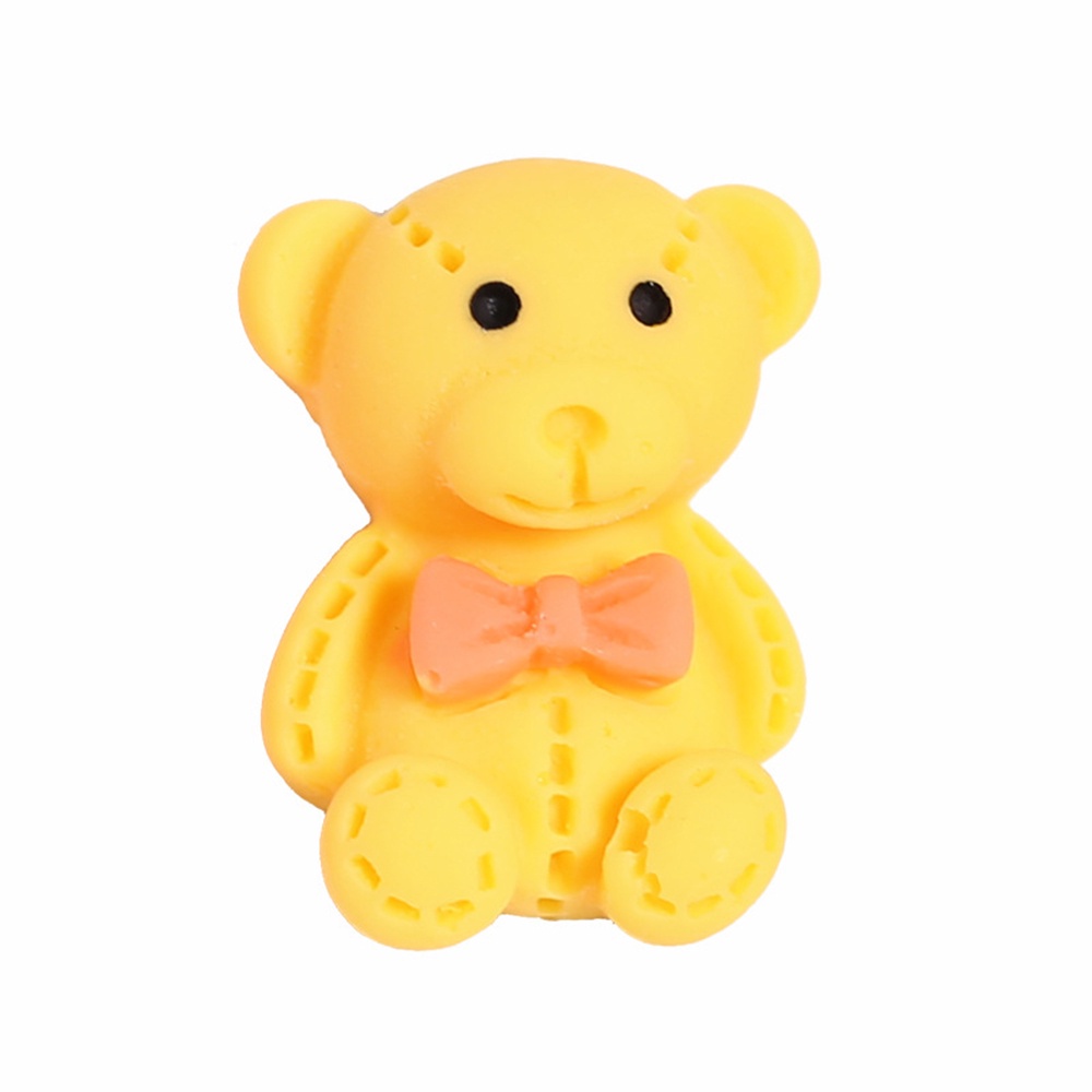 [Hàng mới về] Set 10 phụ kiện trang trí móng tay 3d 13x18mm hình gấu hoạt hình nhiều màu kiểu nhật bản