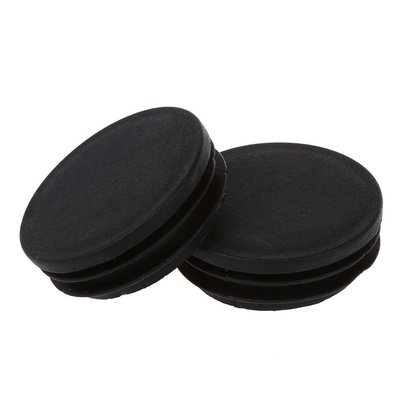 Set 6 Nắp Nhựa Tròn Màu Đen 50mm Chuyên Dụng Chất Lượng