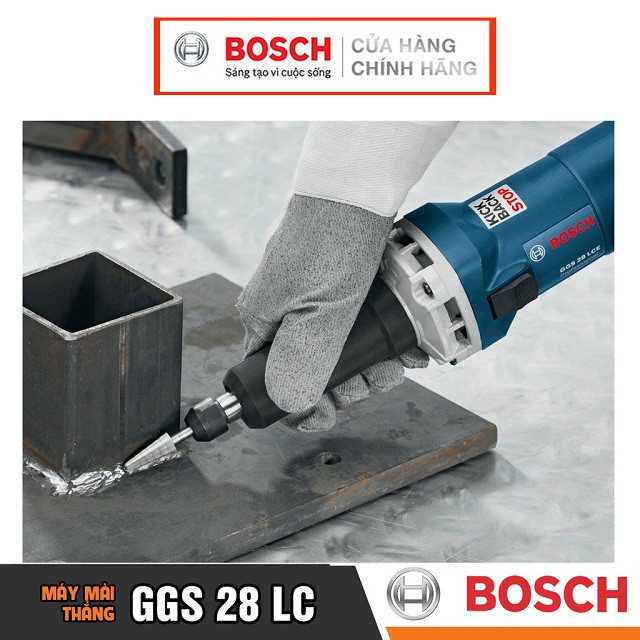 [CHÍNH HÃNG] Máy Mài Thẳng Bosch GGS 28 LC (6MM-650W) Giá Đại Lý Cấp 1, Bảo Hành Tại Các TTBH Toàn Quốc