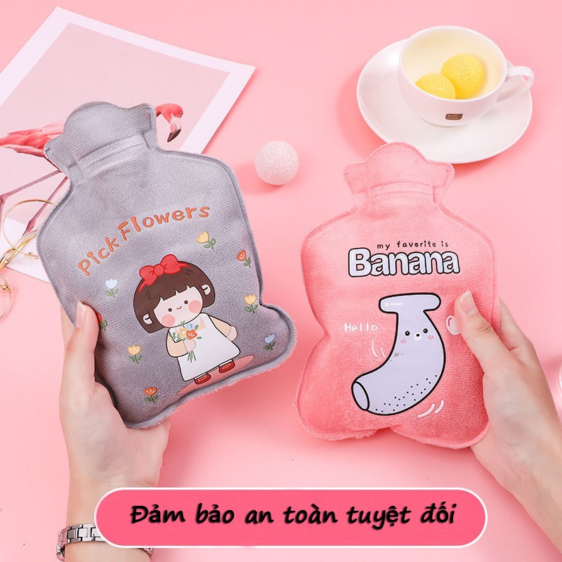 Túi giữ nhiệt mini chườm bụng túi chườm nóng lạnh giữ nhiệt nhiều màu (Giao màu ngẫu nhiên)