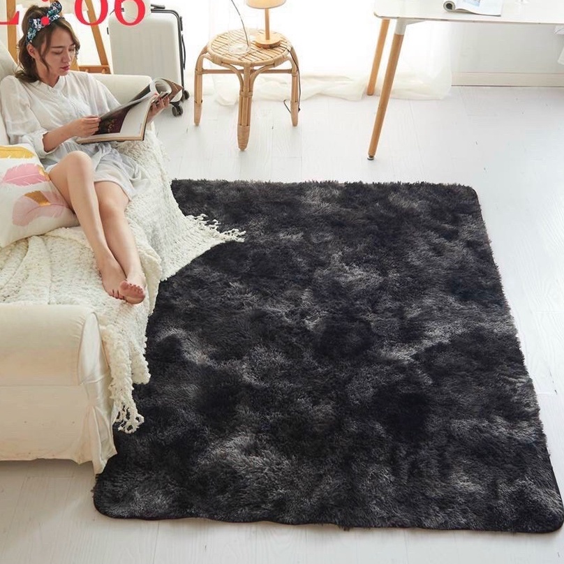 Thảm Lông Trải Sàn , Thảm Trải Sàn Lông Cao Cấp Nhập Khẩu Dày Đẹp Kích Thước M6X2M