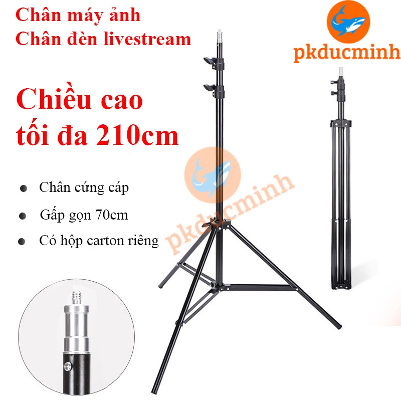 Chân đèn livestream, chân điện thoại, Chân Đèn Studio cho chụp ảnh, quay phim