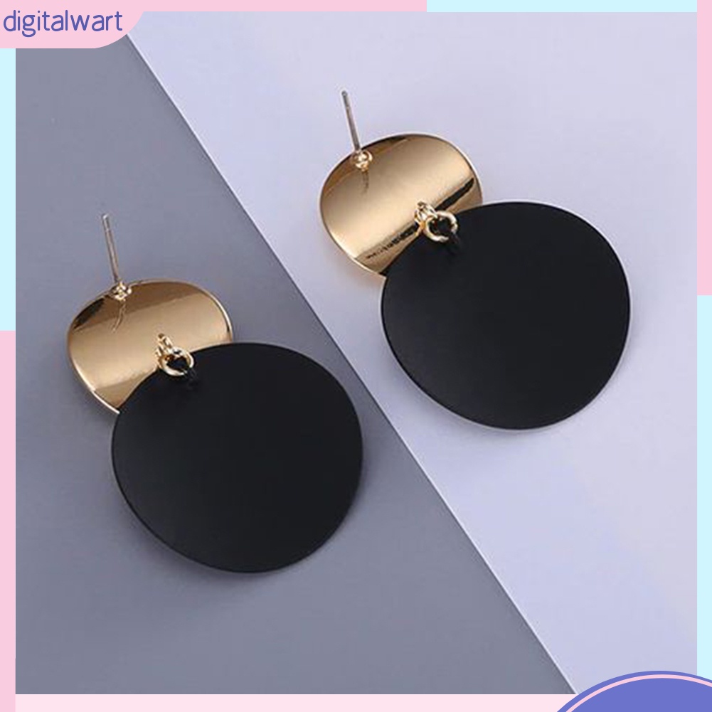 Đôi Bông Tai Hình Tròn Kiểu Dáng Trẻ Trung Cho Nữ