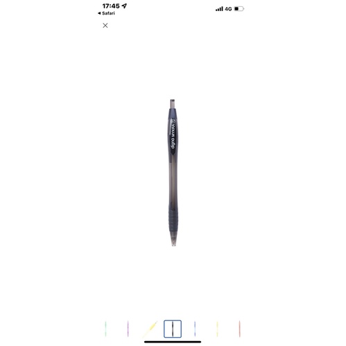 Bút bi gel Digno Mykra mực viết ra cùng màu vỏ.