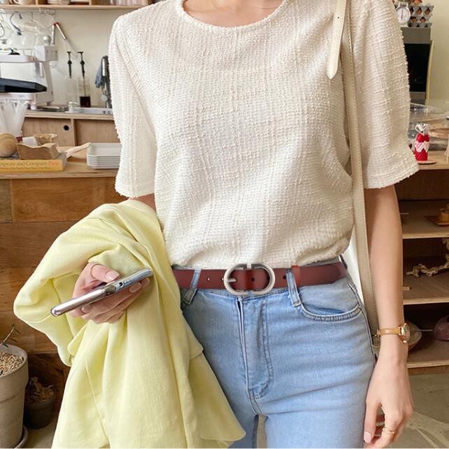 Thắt lưng da thời trang cao cấp cho nữ