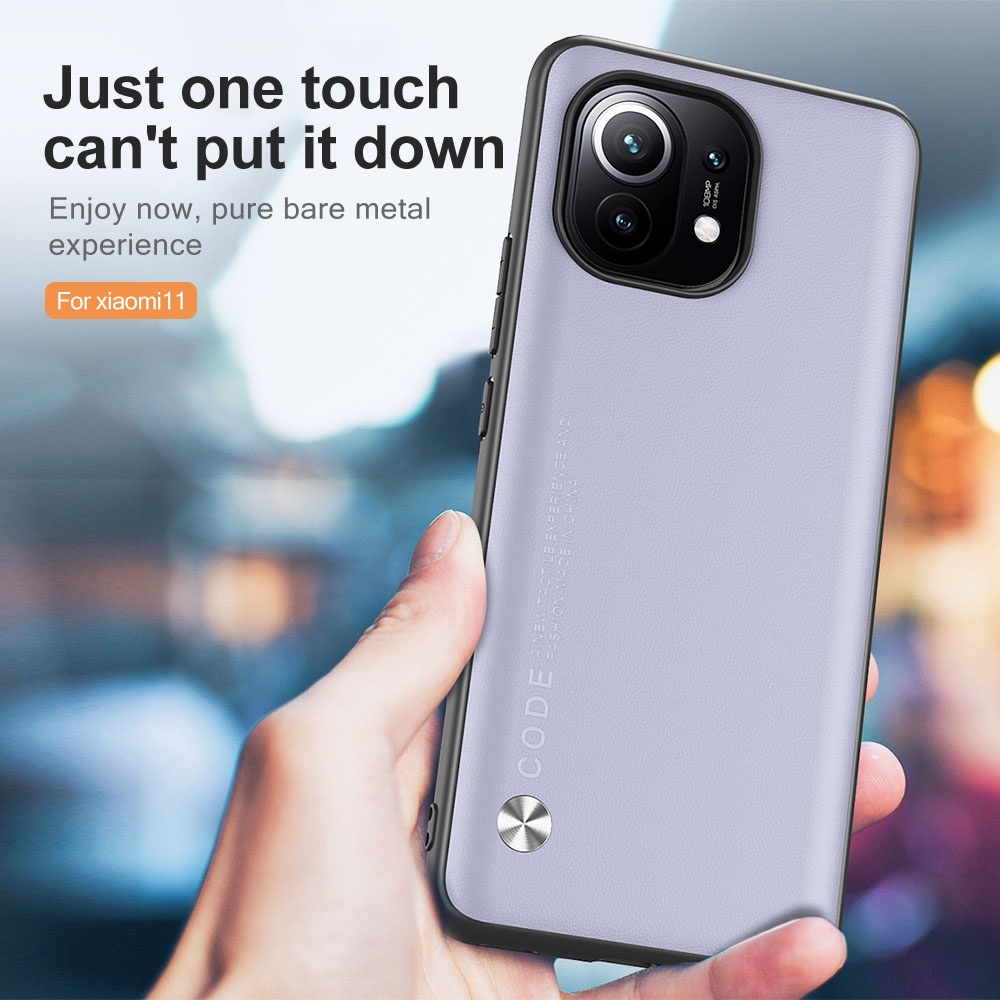 Ốp Điện Thoại Da Chống Sốc Sang Trọng Cho Xiaomi Mi 11 Ultra Mi11 11i 11Pro Lite 5G 4G