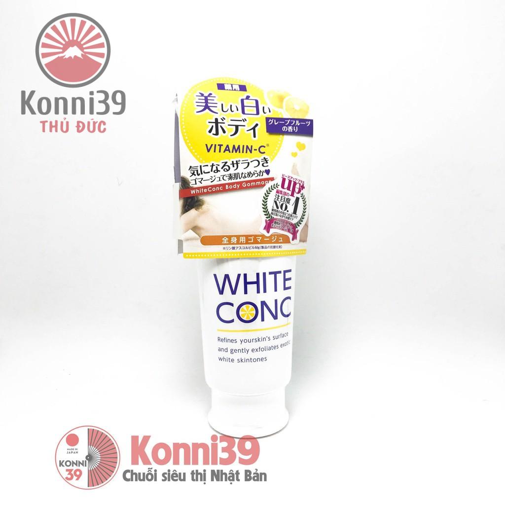 TẨY TẾ BÀO CHẾT DƯỠNG TRẮNG WHITE CONC, giúp loại bỏ lớp da sần sùi, đen sạm để quá trình dưỡng da được tốt hơn