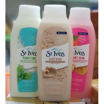 Sữa tắm dưỡng da ST.IVES ,Hàng nhập khẩu Mỹ, Chai 650ML.