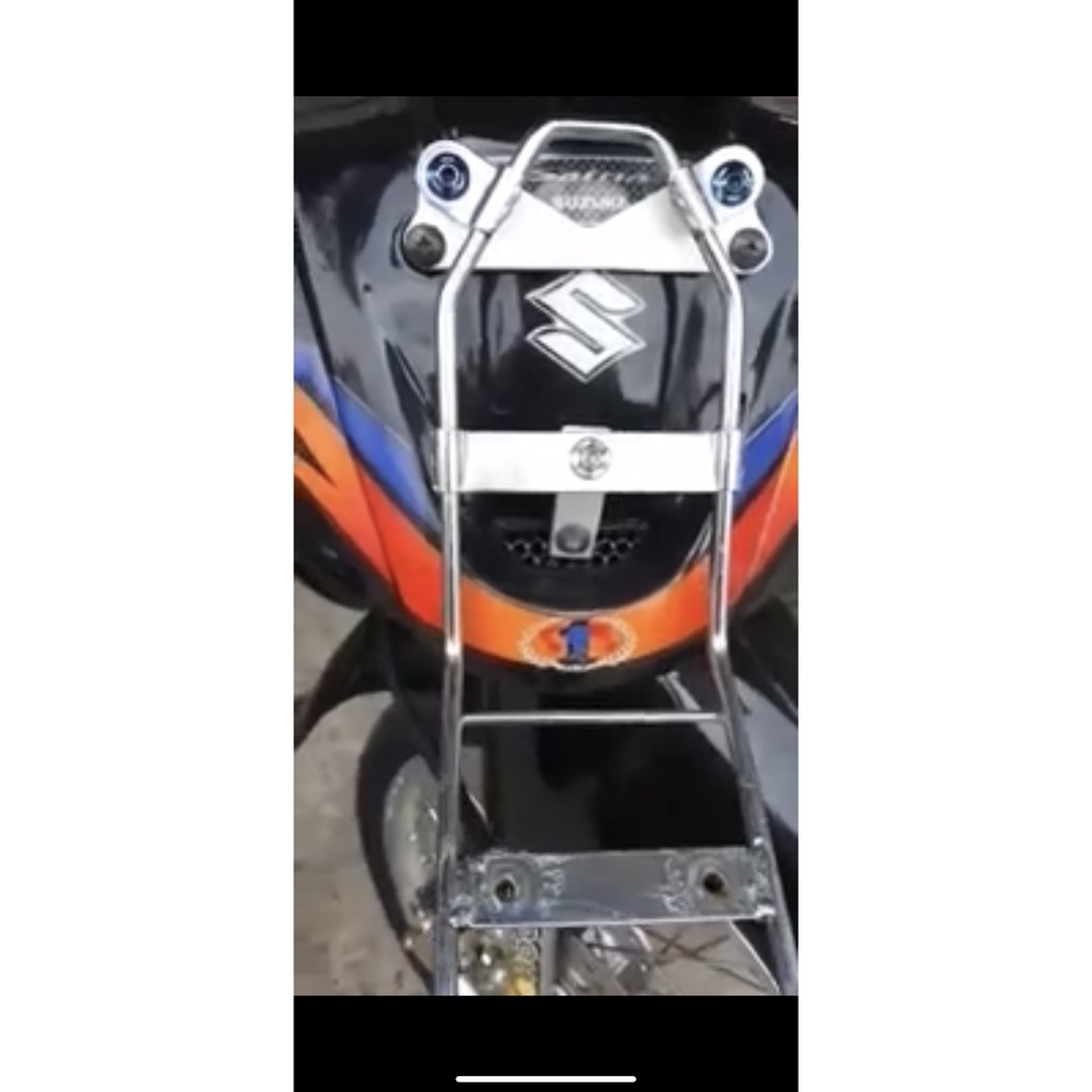 Combo rổ trước kèm pas Satria 2000 - Xipo - RGV