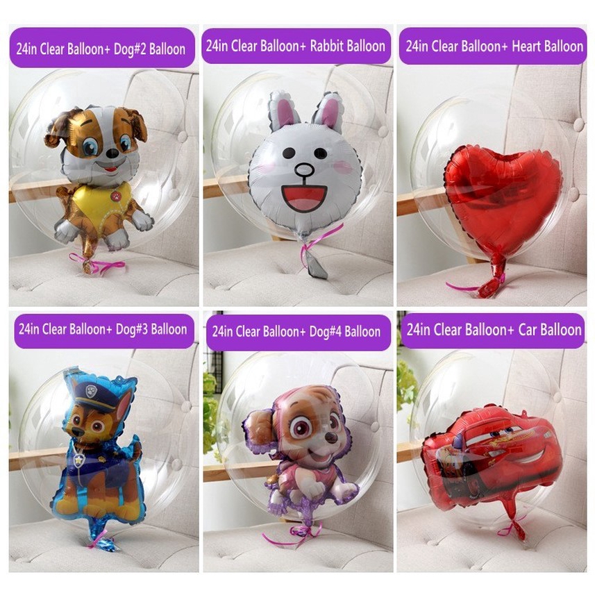 Bong bóng latex thiết kế hình động vật cho trang trí tiệc bé