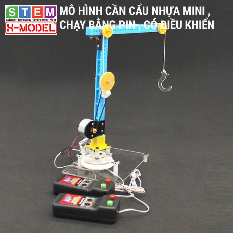 Đồ chơi sáng tạo STEM Mô hình Cần cẩu nhựa X-MODEL ST47 cho bé,Đồ chơi trẻ em DIY [Do it Yourself] |Giáo dục STEM, STEAM