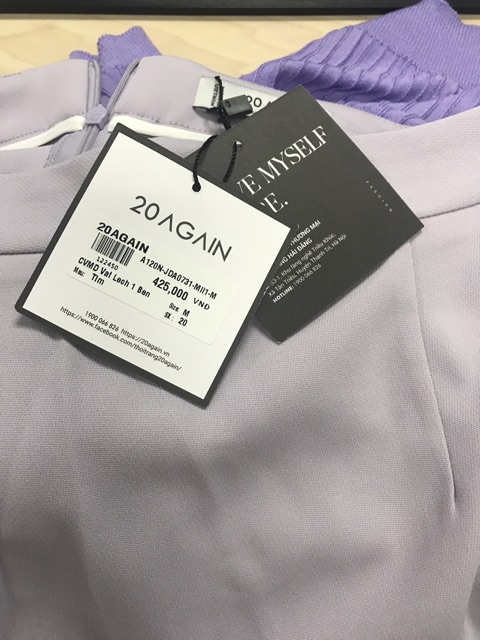 Chân váy tím 20 Again