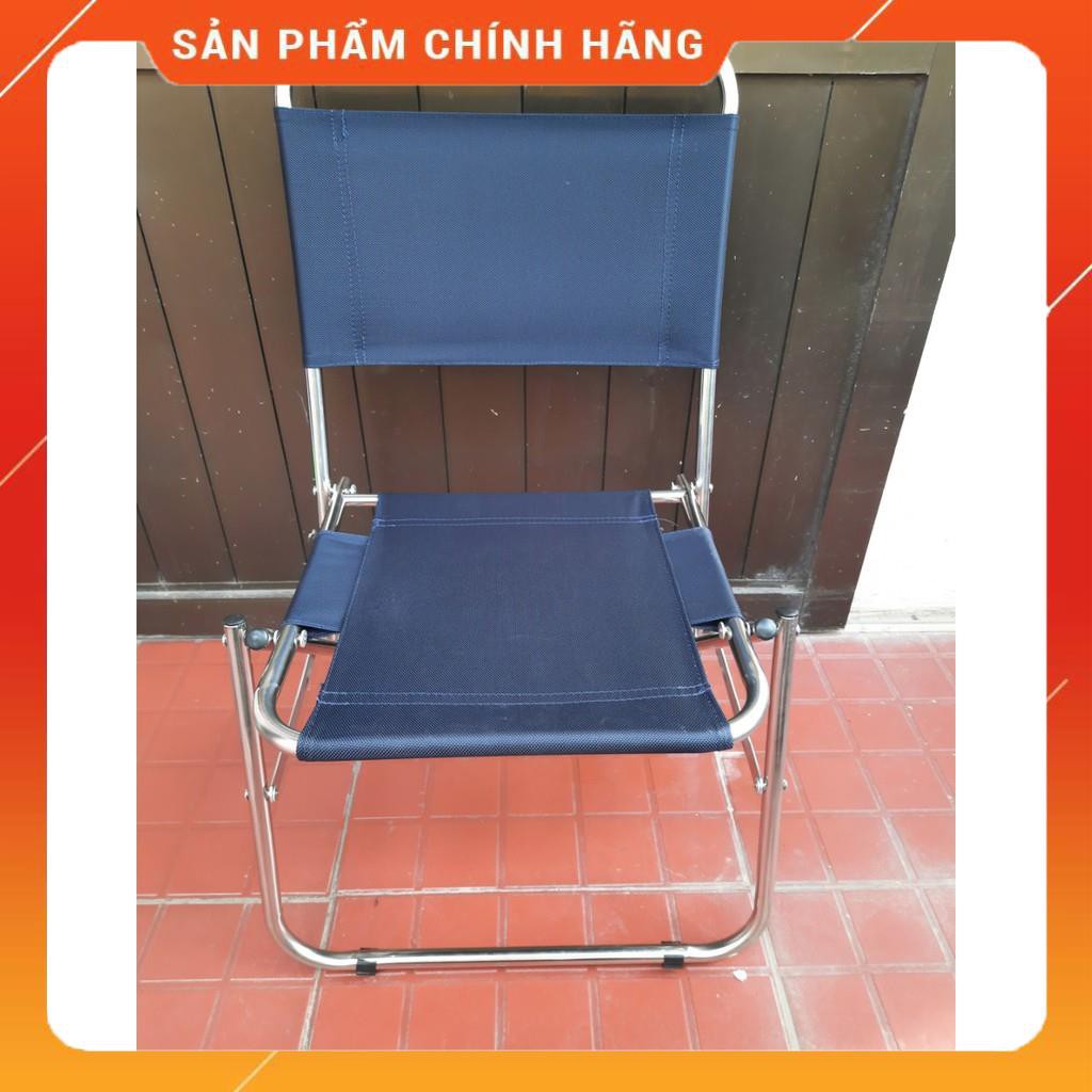 GHẾ DÙ CHÂN XẾP INOX cho quán Trà Chanh, Cafe, vỉa hè, Câu Cá