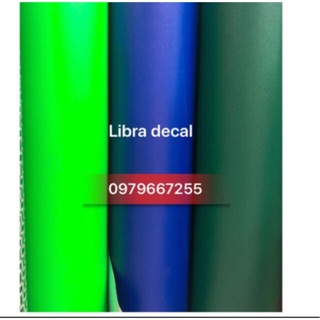 Hai mét decal nhám nhiều màu xanh các loại