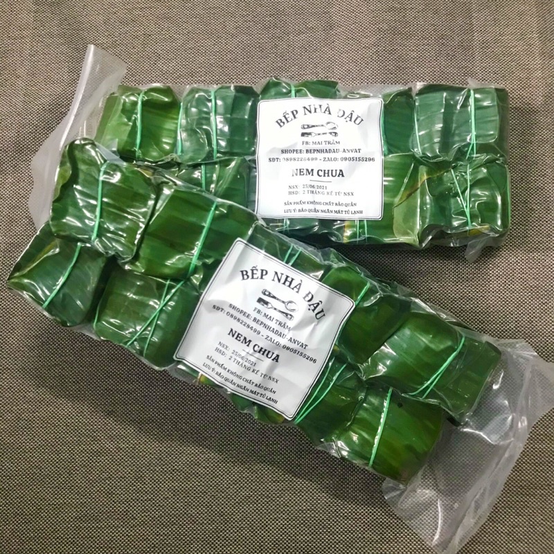 [ MỚI] NEM CHUA CHỢ HUYỆN (BÌNH ĐỊNH) 10 CHIẾC BAO NGON 300G | BigBuy360 - bigbuy360.vn