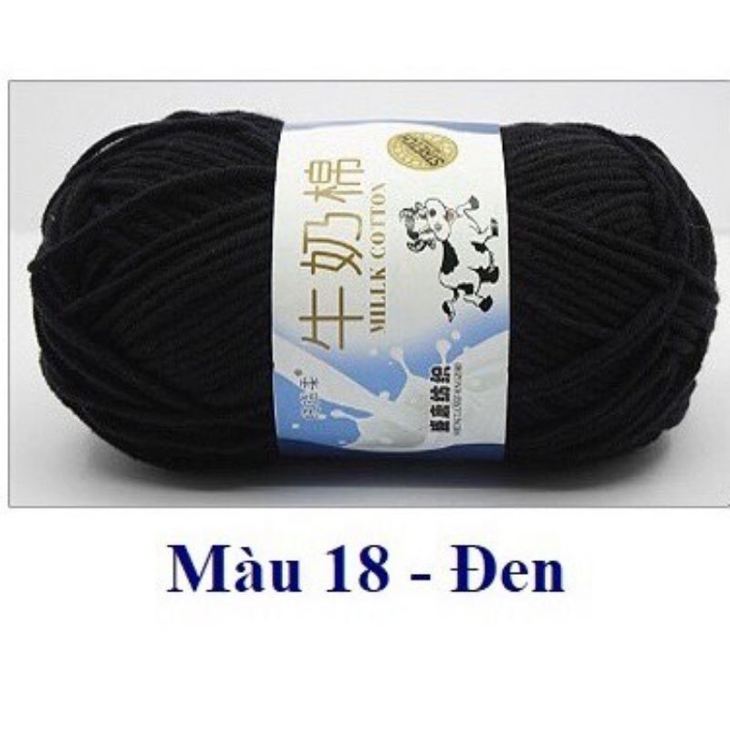Len milk bò 50g. Bảng màu 1