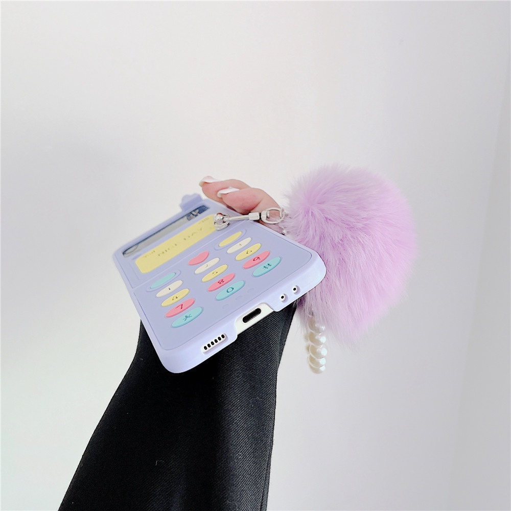 Được thiết kế cho samsung galaxy z flip 5 case purple cell phone crystal, anti-fall ốp lưng bảo vệ chống va đập z flip 3 case tương thích với galaxy z flip 4 5g 2022