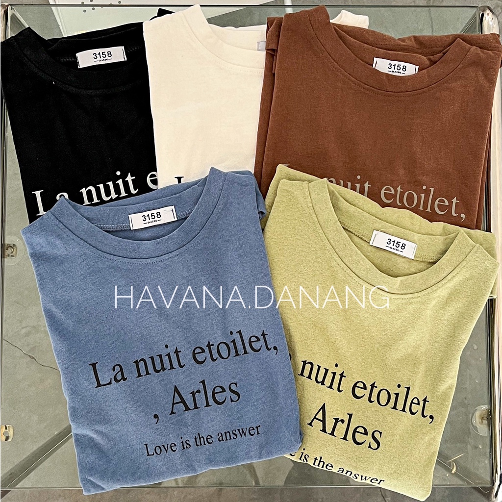 Áo thun chữ nhiều màu, áo unisex freesize form rộng