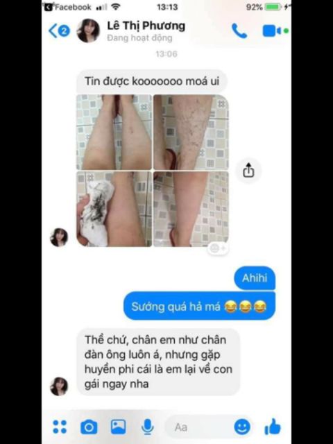 TẨY LÔNG HUYỀN PHI (tặng kèm serum triệt lông  tri gia 180k ) | BigBuy360 - bigbuy360.vn