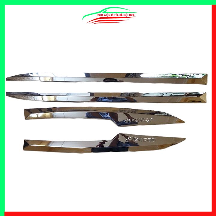 Bộ ốp nẹp sườn Xpander mạ crom trang trí làm đẹp xe