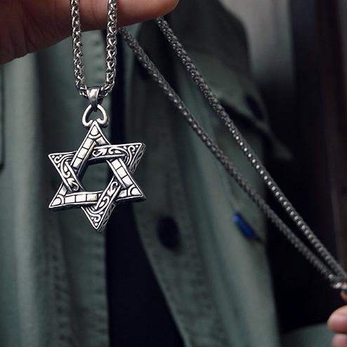 Vòng cổ Sợi Xích Mặt Hình Lục Giác Phong Cách Hip Hop Thời Trang Cho Nam Và Nữ