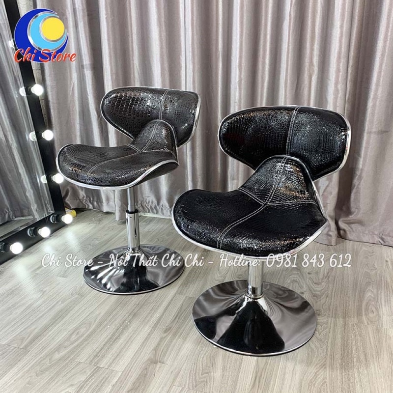 Ghế Xoay Văn Phòng GIÁ RẺ Bọc Da Nhung Dày Dặn, Ghế Ngồi Bàn Trang Điểm, Quầy Làm Tóc Sang Chảnh