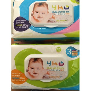 KHĂN ƯỚT YKO GÓI 100 TỜ - CÔNG NGHỆ NHẬT(20*15cm)