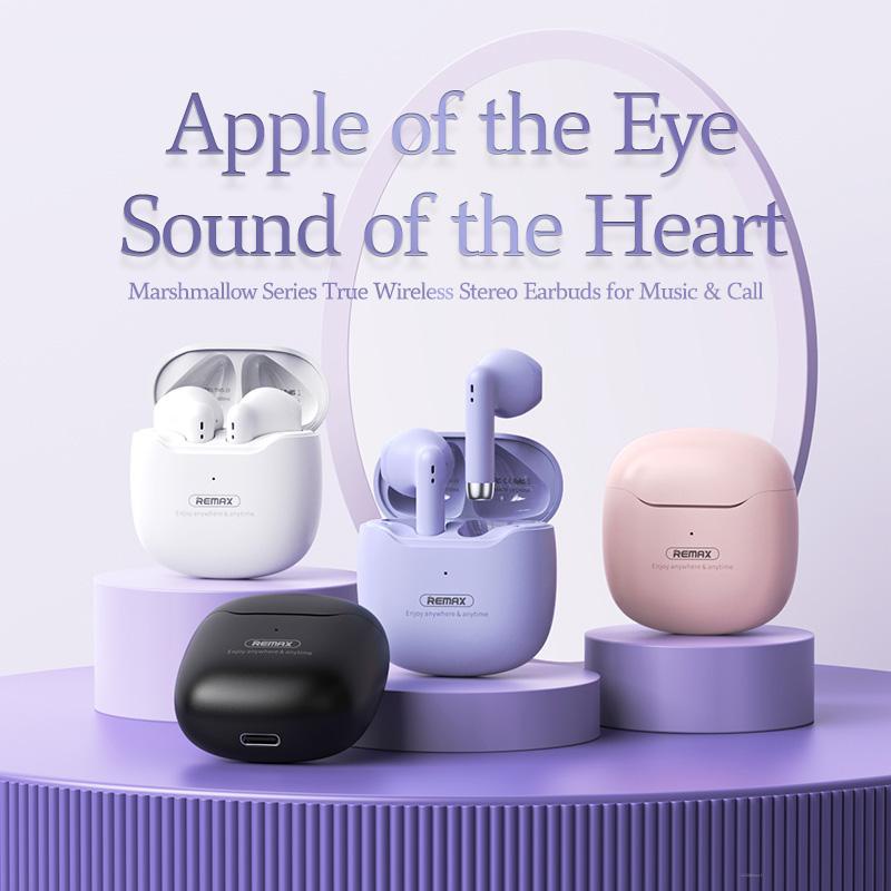 Tai Nghe Bluetooth Không Dây Mini REMAX TWS-19 Nhiều Màu Macaron