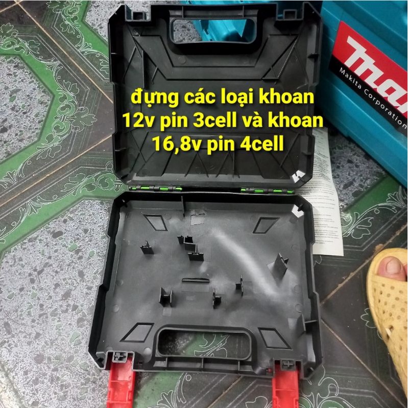 Hộp đựng máy khoan pin makita 12v, 21v, 36v,  24v