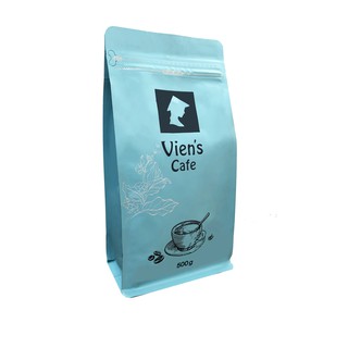Cà phê rang xay nguyên chất arabica- moka 100% thượng hạng- vien's cafe- 500g- g1- dạng bột