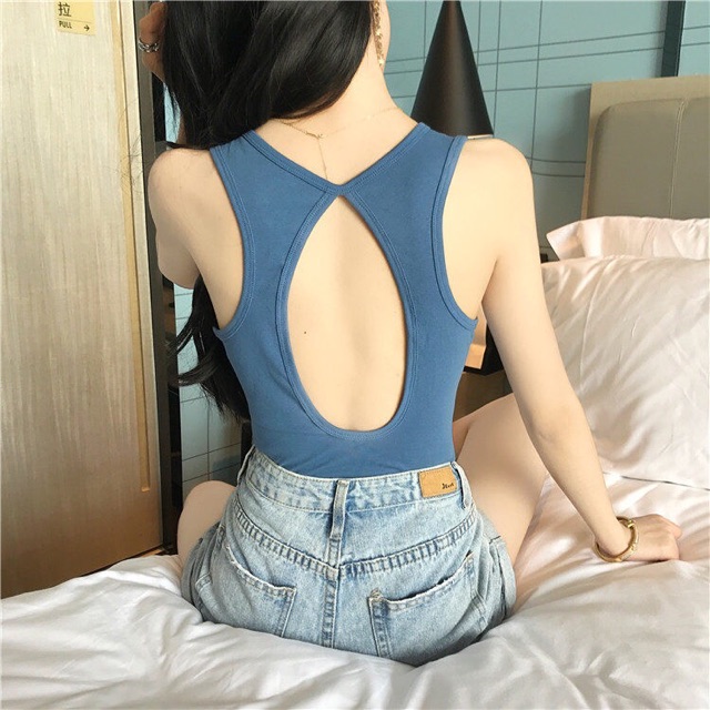 Áo ba lỗ hở lưng quảng châu fresz