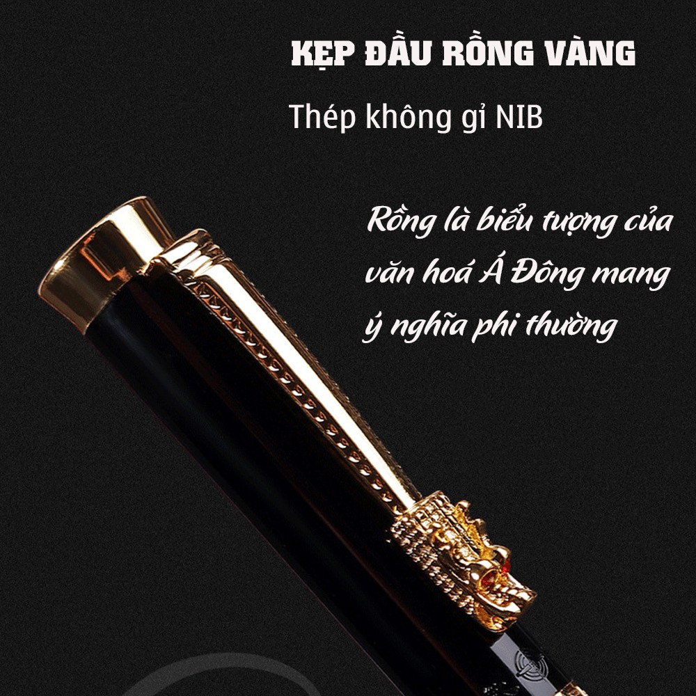 [ HÀNG CHUẨN ] Bút Ký Tên Cao Cấp 2 Loại Ngòi Mực Và Bi Kèm Hộp Sang Trọng Đẳng Cấp Cho Dân Văn Phòng