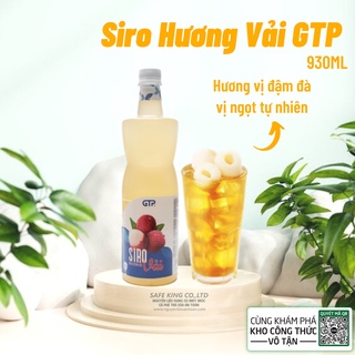 Siro Vải GTP 1.3kg Hương Vị Đậm Đà, Vị Ngọt Tự Nhiên
