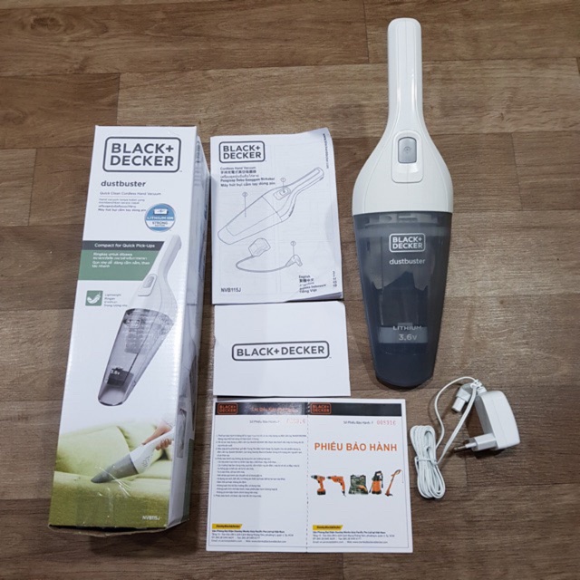 NVB115J Máy hút bụi cầm tay xài pin chính hãng Black & Decker | BigBuy360 - bigbuy360.vn