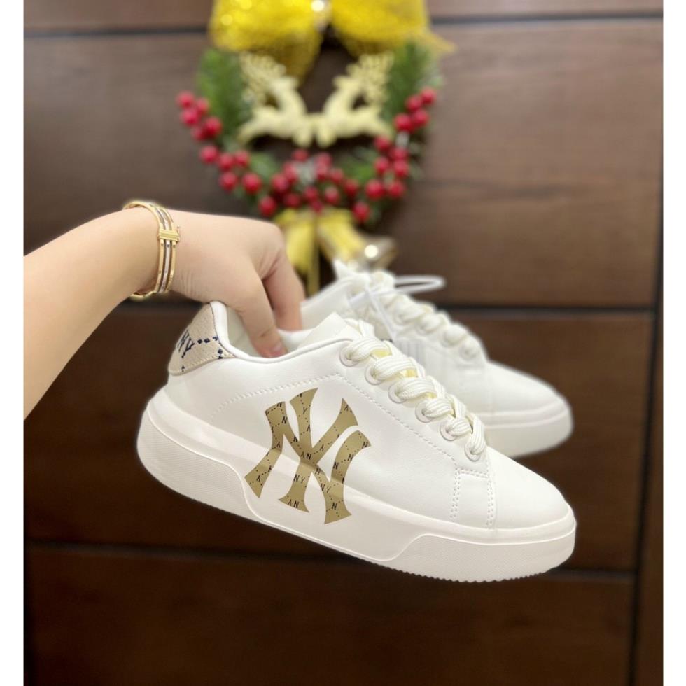 Giày MLB Chunky Classic Heel Dia Monogram New York Yankess-Hàng Trung