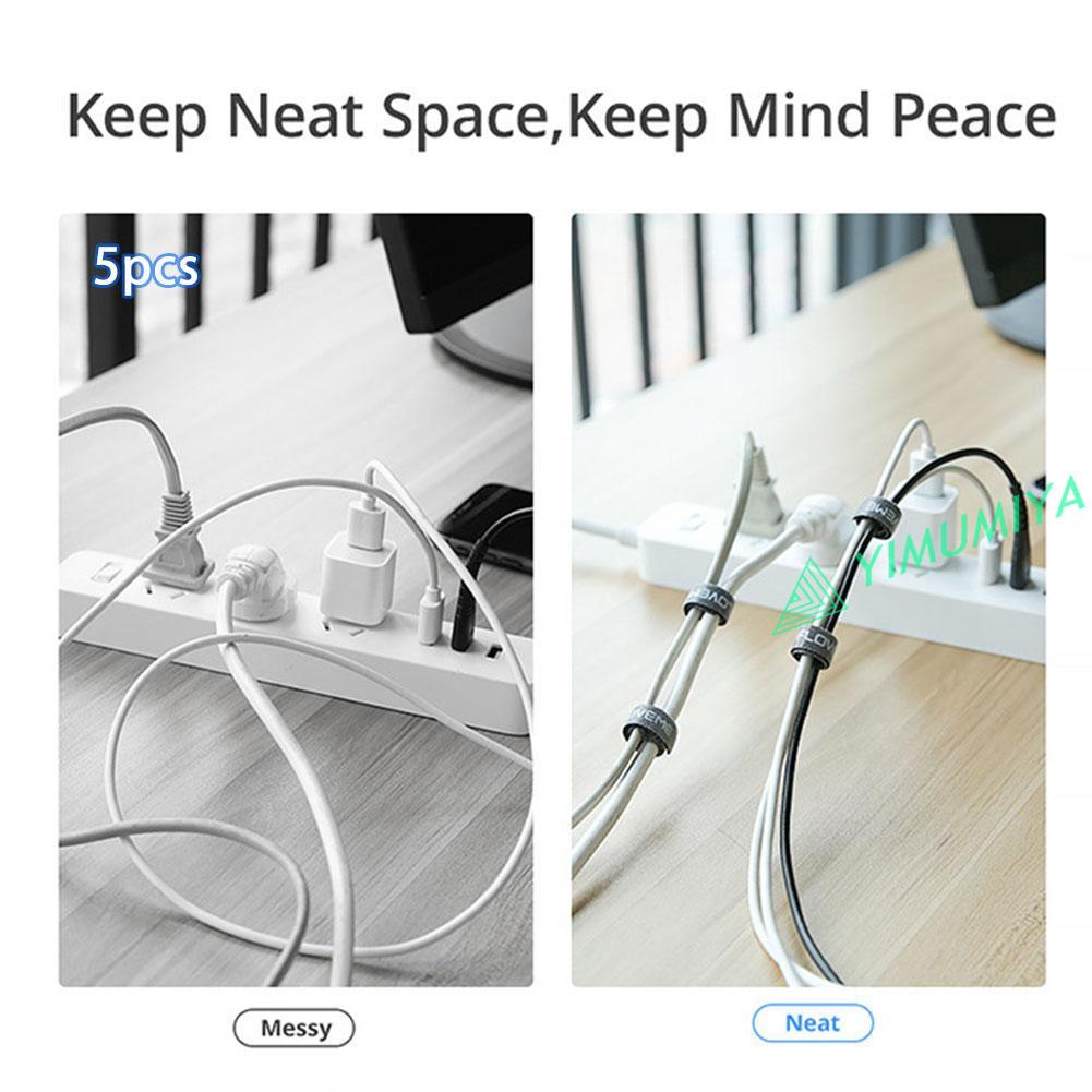Set 5 Dây Quấn Dây Cáp 14cm Tiện Lợi