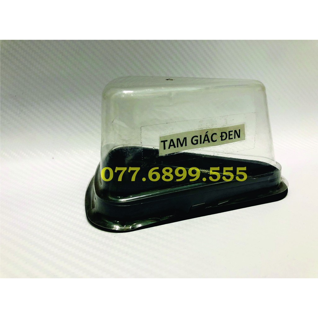 50 Hộp nhựa tam giác đen, H06, hộp đựng bánh