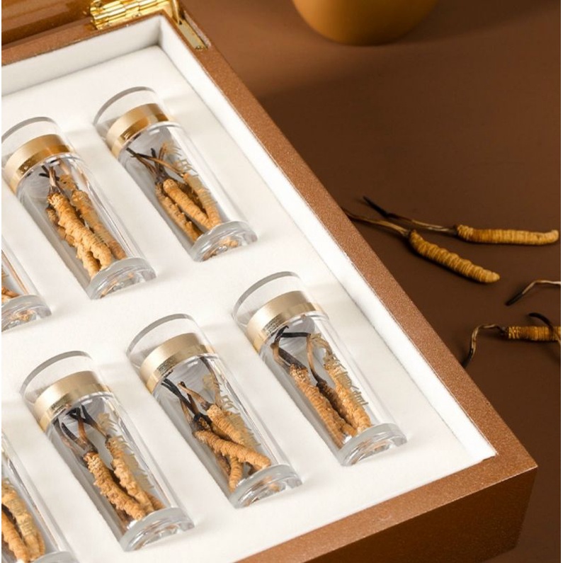 Đông Trùng Hạ Thảo Nguyên Con Na Khúc Tây Tạng Hộp 5g