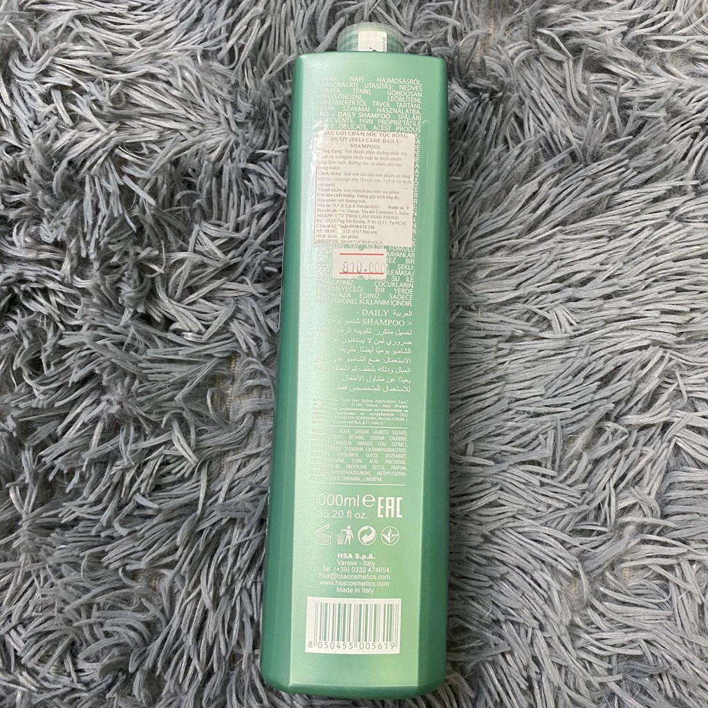 Dầu gội chăm sóc tóc bóng mượt Deli Care Daily Shampoo Silky 1000ml