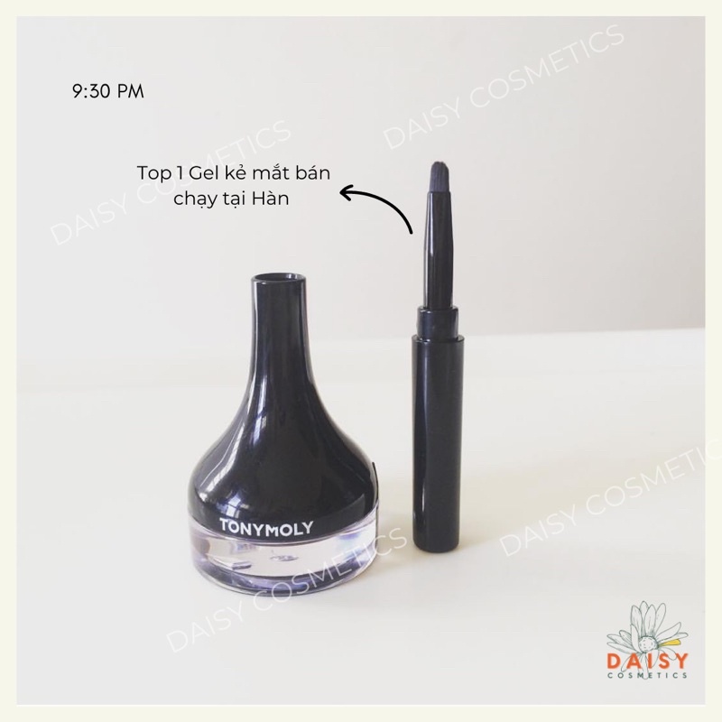 Gel Eyeliner BackStage Tony Moly / Gel kẻ mắt Tony Moly không trôi, chống bết dính, mềm mượt