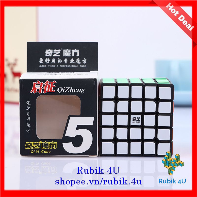 Rubik 5x5 Qiyi QiZheng Khối Lập Phương Rubik 5 Tầng