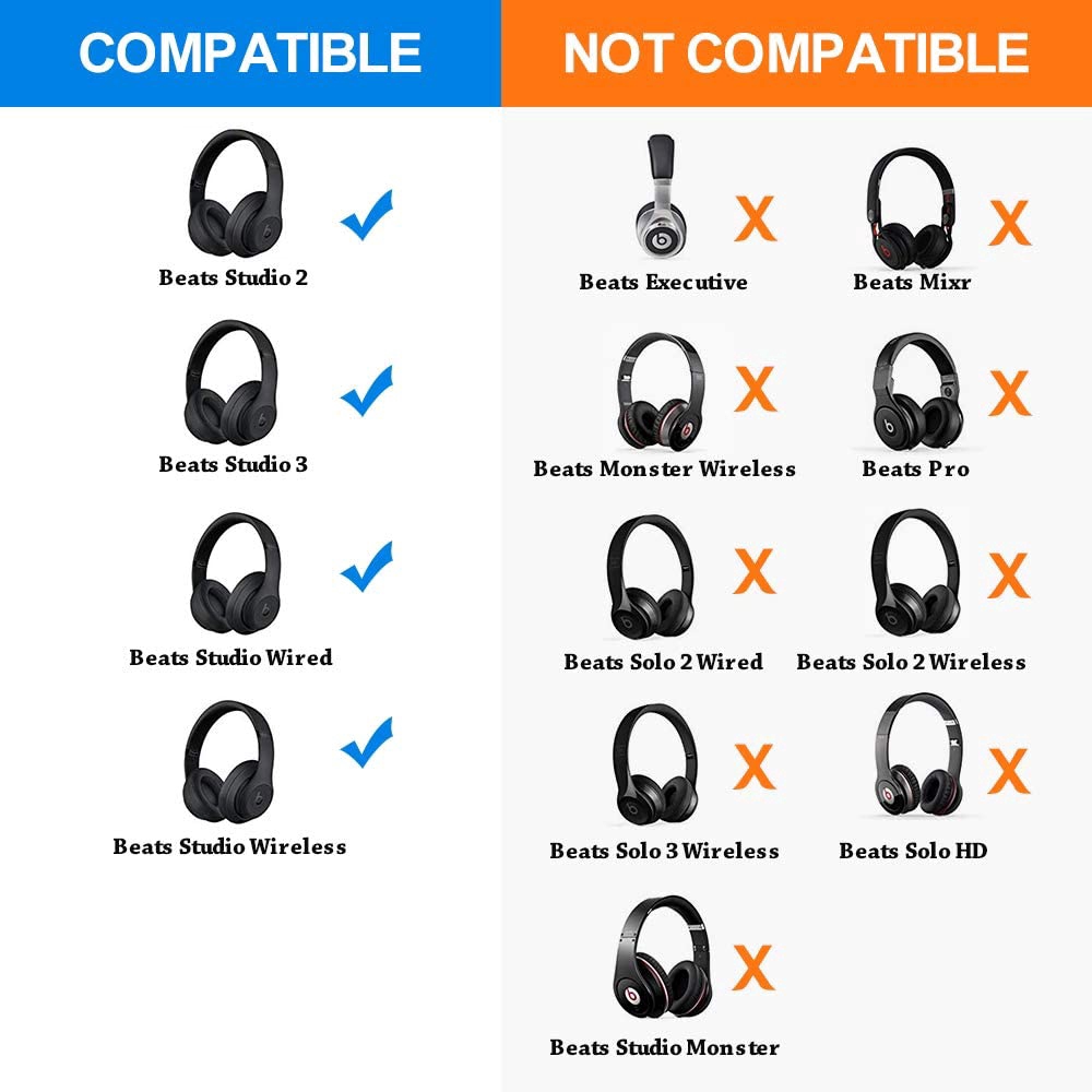Miếng Đệm Tai Nghe Cho Studio 2.0 Wired/Wireless B0500 / B0501 &amp; Studio 3.0