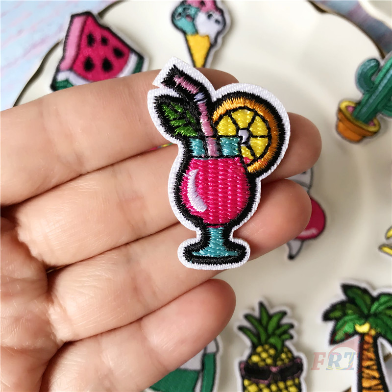 1 Miếng Vá Quần Áo Hình Chim Hồng Hạc / Dứa / Chim Hồng Hạc