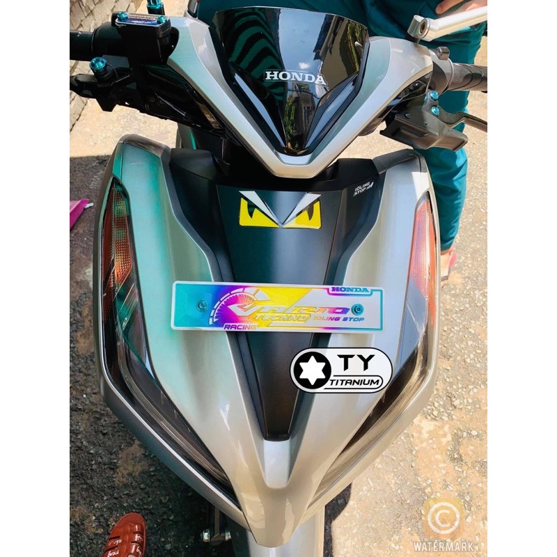 Bảng Tên Vario màu Điện Phân Trang trí xe Cực Đẹp