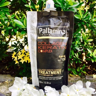 KEM Hấp Phục Hồi Tóc Khô Sơ - Chẻ Ngọn - Colagen keratin PALLAMINA 500ml