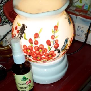 Combo đèn xông tinh dầu sả