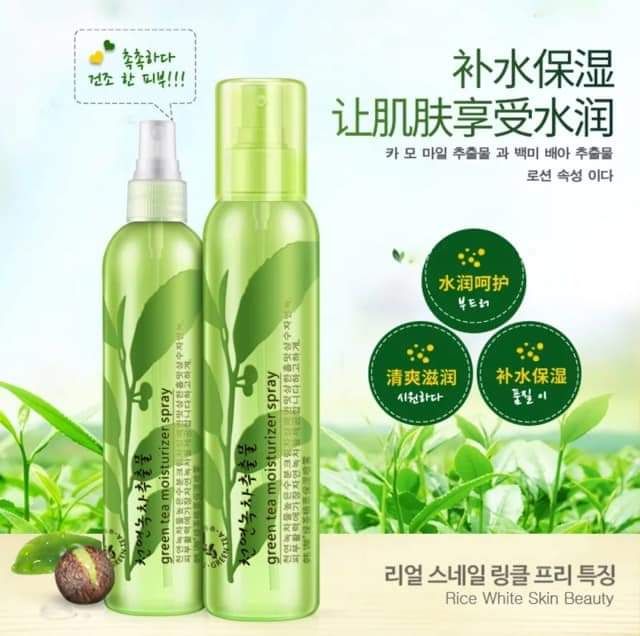 XỊT KHOÁNG ROREC TINH CHẤT TRÀ XANH 150ML