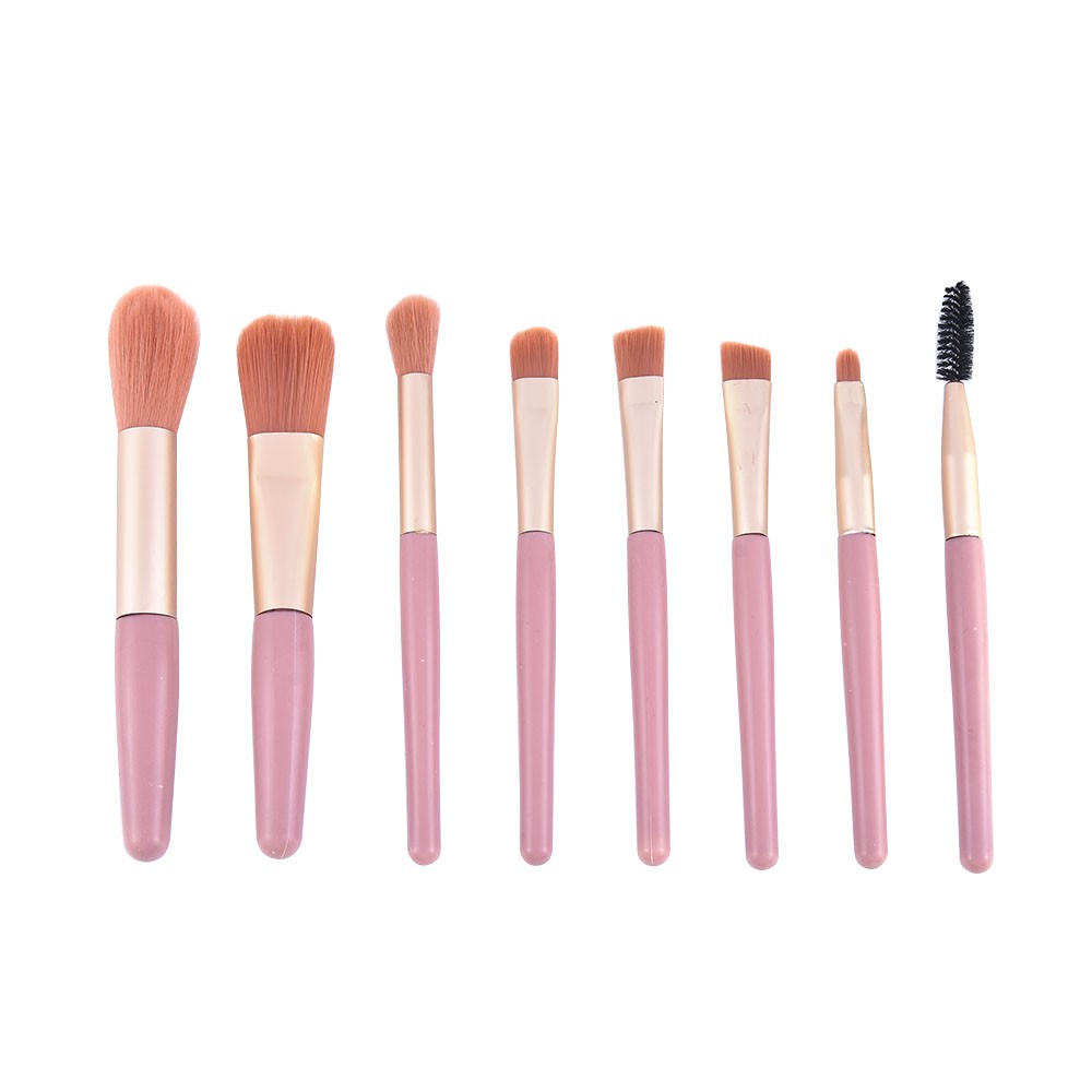 Bộ 8 Cọ Trang Điểm Mini Tiện Dụng Chất Lượng Cao